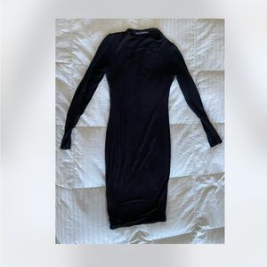 Naked Wardrobe black mini dress